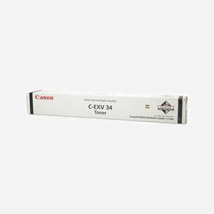 Canon C-EXV 34 Cartouche Toner Noir Originale (3782B002) - 23000 Pages - iR ADV C2020/C2025/C2030