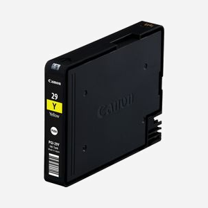 Canon Cartouche d'encre jaune PGI-29Y LUCIA, encre à pigments, 36ml, rendement 1280 pages, pour imprimante PIXMA PRO-1, référence 4875B001 - Miniature 1