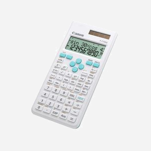 Calculatrice Scientifique Canon F-715SG Bureau 250 Opérations Écran LCD 2 Lignes 10 Chiffres Alimentation Solaire/LR44 86.3x168x17.8mm Bleu/Blanc - Miniature 3