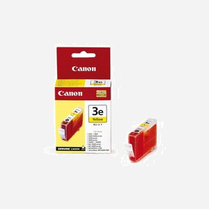 Cartouche d'Encre Jaune Canon BCI-3EY Original - Encre à Pigments - Compatibilité i550, i850, S Series et MultiPASS - Ref. 4482A002 - 1 Pièce - Miniature 1