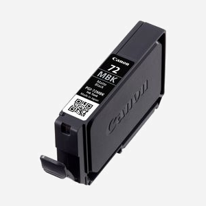 Canon PGI-72MBK Cartouche Encre Noir Mat Pigmentée LUCIA, 14ml, 1640 pages 10x15 ISO/IEC 24734, Jet d'encre, PIXMA PRO-10, Ref 6402B001