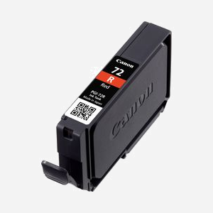 Canon Cartouche d'encre rouge PGI-72R, pigmentée, 14ml, pour PIXMA PRO-10, rendement 1045 pages (10x15cm, ISO/IEC 24734), Japon, 6410B001 - Miniature 1