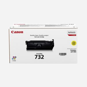 Canon Cartouche Toner 732Y Jaune Original (6260B002) - Rendement 6400 pages (ISO/IEC 19798) - Technologie Laser - i-SENSYS LBP7780Cx