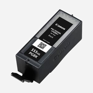 Canon Cartouche PGI-555PGBK XXL Noire Pigmentée Haut Rendement (1000 pages) - Compatibilité Pixma ix6850/MX725/MX925 - 8049B001