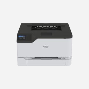 Ricoh P C200W - Imprimante Laser Couleur A4 24 ppm, 2400 x 600 DPI, Recto-Verso Auto, WiFi, Ethernet, 512 Mo RAM, PCL/PS, USB, Noir/Blanc