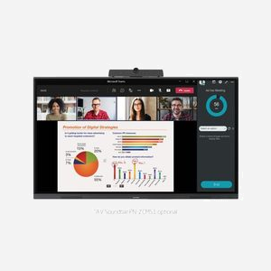Sharp PN-L862B Tableau Interactif 86" 4K UHD Tactile 20 Points, Android 9, Wi-Fi 5, 32Go ROM, 4Go RAM, Haut-parleurs 2x10W, Ports HDMI/USB/VGA - Miniature 3