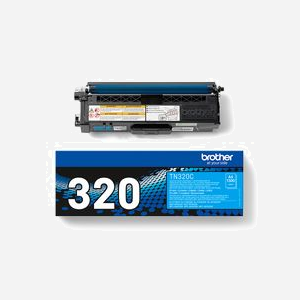 Cartouche de toner Brother TN-320C Cyan Originale - Technologie Laser - Rendement 1500 pages - Compatibilité HL4140CN, MFC9460CDN et autres - Miniature 3