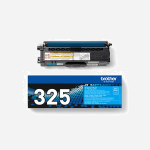 Brother TN-325C Cartouche Toner Originale Cyan, Rendement 3500 Pages, Technologie Laser, Compatible DCP/HL/MFC Séries, Dimensions 67x125x340mm - Miniature 3