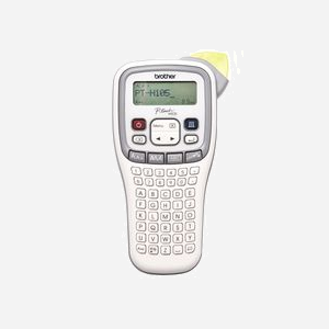 Brother PT-H105 Étiqueteuse Thermique 180x180 DPI, 20mm/sec, Largeur Max 12mm, TZe, Clavier ABC, Écran LCD, Portable, Alimentation Piles/Adaptateur Secteur