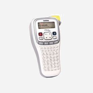 Brother PT-H105 Étiqueteuse Thermique 180x180 DPI, 20mm/sec, Largeur Max 12mm, TZe, Clavier ABC, Écran LCD, Portable, Alimentation Piles/Adaptateur Secteur - Miniature 3