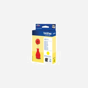 Brother LC-121Y Cartouche d'Encre Original Jaune, Pigmentée, 300 pages (ISO 24711), pour DCP-J132W, DCP-J752DW, MFC-J870DW - Miniature 2