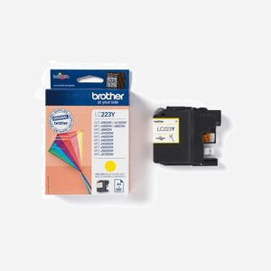 Brother LC223Y Cartouche d'encre originale Jaune, 550 pages, MFC-J4620DW, DCP-J562DW, DCP-J4120DW, 178x37x122mm, 41g - Miniature 3