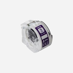 Brother CZ-1001 - Ruban d'Étiquettes Couleur Continu 9mm x 5m, Technologie Jet d'Encre ZINK, Compatibilité Imprimante Brother VC-500W - Miniature 2