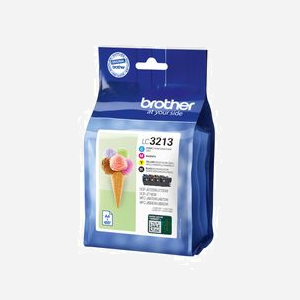 Brother LC3213VALDR - Multipack Original 4 Cartouches (Noir, Cyan, Magenta, Jaune) - 400 Pages/Cartouche - Compatibilité DCP/MFC Series - Miniature 2