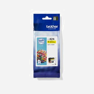 Brother LC424Y - Cartouche d'encre Jaune Originale - 750 pages - DCP-J1200W - 14.9x80x120mm - Philippines - Miniature 1
