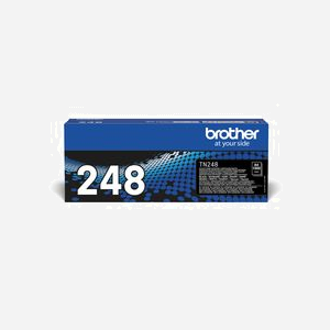 Brother TN-248BK Cartouche de toner noir originale, rendement 1000 pages, compatible MFC-L3760CDW, HL-L8230CDW et autres modèles, dimensions 110x155x389 mm. - Miniature 1