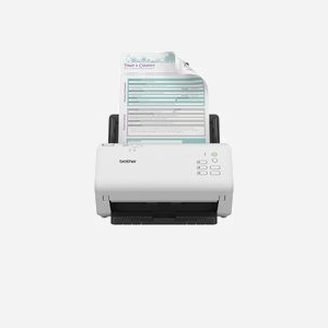 Brother ADS-4300N Scanner ADF Réseau 600x600 DPI, 40 ppm/80 ipm, USB 2.0/3.2 Gen 1, Ethernet, TWAIN/WIA/SANE, Cycle 6000 pages, 80 feuilles