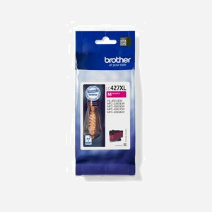 Brother LC427XLM Cartouche d'encre originale Magenta, rendement 5000 pages, pour HL-J6010DW, MFC-J5955DW, MFC-J6955DW, MFC-J6957DW. Dimensions 14.9x85x120 mm.