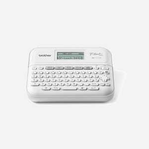 Brother PT-D410 Etiqueteuse Professionnelle : Transfert Thermique 18mm, USB, Écran LCD, Clavier QWERTY, Compatible Rubans TZe, Mémoire 50 Mo, Logiciel P-touch Editor