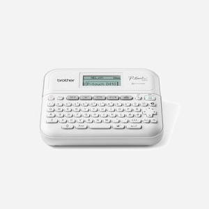 Brother PT-D410 Imprimante Étiquettes Transfert Thermique 180x180 DPI 20mm/sec TZe QWERTY USB LCD Blanc - Miniature 1