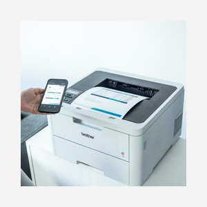 Brother HL-L3215CW Imprimante Laser Couleur A4 18ppm 600x2400 DPI WiFi 5GHz USB 256Mo PCL6 BR-Script3 PDF1.7 Bac 250 feuilles - Miniature 5