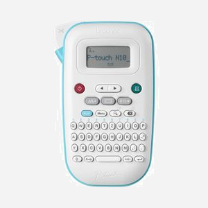 Brother PT-N10 Étiqueteuse Portable Transfert Thermique 1.2cm, LCD 52x27, 9mm/sec, 3 Polices, Découpe Manuelle, Alimentation Piles AAA - Miniature 1