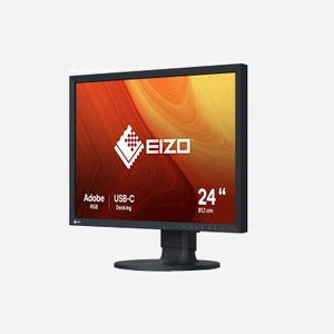 EIZO ColorEdge CS2400S : Écran 24.1" WUXGA 1920x1200 LED IPS 410cd/m² Adobe RGB 99% Hub USB-C 70W, HDMI, DisplayPort, VESA Noir - Miniature 2