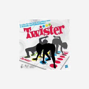 Hasbro Gaming Twister - Jeu de Société Multicolore, 2-8 joueurs, 6-99 ans, Motricité Fine, Tapis Plastique, Tourniquet, Règles du Jeu, Edition Standard