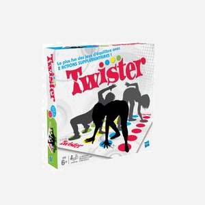 Hasbro Gaming Twister - Jeu de Société Multicolore, 2-8 joueurs, 6-99 ans, Motricité Fine, Tapis Plastique, Tourniquet, Règles du Jeu, Edition Standard - Miniature 3