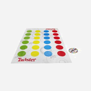 Hasbro Gaming Twister - Jeu de Société Multicolore, 2-8 joueurs, 6-99 ans, Motricité Fine, Tapis Plastique, Tourniquet, Règles du Jeu, Edition Standard - Miniature 4