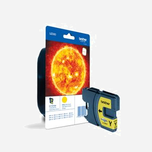 Brother LC980YBP Cartouche d'Encre Jaune Originale, 260 Pages, pour DCP-145C/165C/195C/197C/375CW/MFC-250C/255CW/290C/295C - 1 Pièce - Miniature 1
