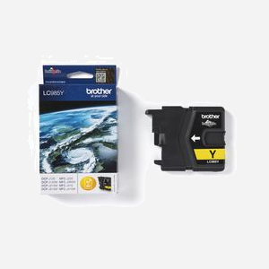 Cartouche d'Encre Originale Brother LC985YBP Jaune - Rendement 260 pages - Compatible DCP-J515W, DCP-J125, DCP-J140W, DCP-J315W, MFC-J265W, MFC-J410, MFC-J415W - Miniature 4