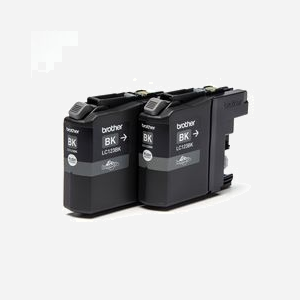 Brother LC123BKBP2DR Pack de Cartouches d'Encre Originales Noires, Rendement 600 Pages, Compatible MFC-J4710DW, 1 Pièce(s) - Miniature 3