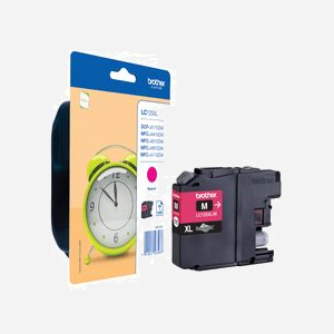 Brother LC125XLYBP Cartouche d'encre Original Magenta - Rendement 1200 pages - Pour MFC-J6520DW, MFC-J6720DW, MFC-J6920DW, DCP-J4110DW et autres