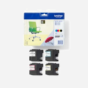 Brother LC-229XLVALBP Pack 4 Cartouches Encre Originales (Noir, Cyan, Magenta, Jaune) - Jet d'encre, Rendement 2400/1200 pages, Compatibilité MFC-J5xxxDW - Miniature 4