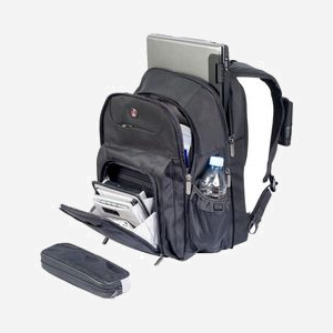 Targus Corporate Traveller CUCT02BEU Sac à dos 15.6" Noir Nylon, compartiment notebook jusqu'à 40.6cm, dimensions 500x350x215mm, poids 1.46kg - Miniature 4