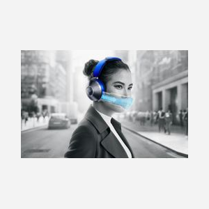 Dyson Zone Casque Circum-Aural Bluetooth 5.0 Filaire/Sans Fil USB-C, 6-21000Hz, Microphone x11, Batterie 2600mAh, Bleu, 670g - Miniature 4