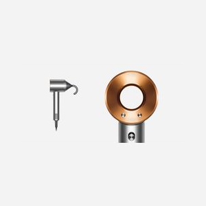 Sèche-cheveux Dyson Supersonic Nickel/Cuivre, Moteur V9 110000 tr/min, Air Multiplier, 3 Vitesses, 4 Températures, 1600W, 77dB, Fonction Ionique & Air Frais - Miniature 3