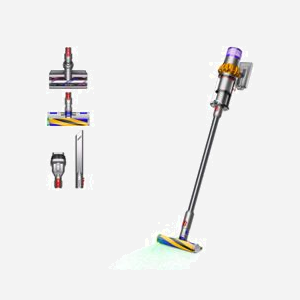 Dyson V15 Detect Absolute Aspirateur-balai 2en1 Sans Sac Cyclonique 660W 240AW Autonomie 60min Écran LED + Brosses Motorisées & LED