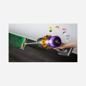 Dyson V15 Detect Absolute Aspirateur-balai 2en1 Sans Sac Cyclonique 660W 240AW Autonomie 60min Écran LED + Brosses Motorisées & LED - Miniature 2