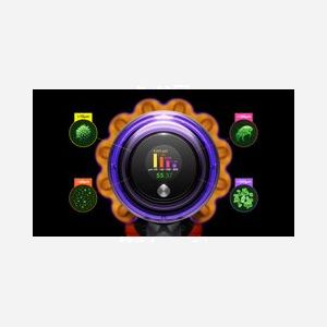 Dyson V15 Detect Absolute Aspirateur-balai 2en1 Sans Sac Cyclonique 660W 240AW Autonomie 60min Écran LED + Brosses Motorisées & LED - Miniature 5
