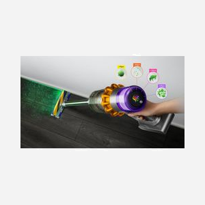Dyson V15 Detect Absolute - Aspirateur-balai 2en1 sans sac, moteur Hyperdymium 125000 tr/min, autonomie 60min, filtration HEPA, écran LCD, 3.1kg - Miniature 3