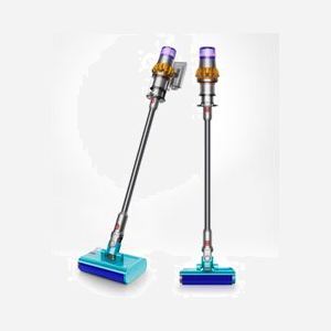 Dyson V15s Detect Submarine - Aspirateur Balai 2-en-1 Sans Sac 660W - Aspiration Cyclonique 240AW - Autonomie 60min - Nickel/Jaune - 3.8kg - Miniature 2