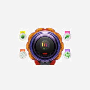 Dyson V12 Detect Slim Absolute - Aspirateur Balai 2-en-1 545W Cyclonique Sans Sac Nickel/Jaune LCD - Autonomie 60min - Puissance d'aspiration 150 AW - Miniature 5