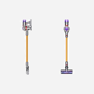 Aspirateur-balai Dyson V8 Absolute 2-en-1 sans sac, technologie cyclonique 115 AW, autonomie 40 min, batterie 21.6V, filtration avancée, argent/jaune - Miniature 2