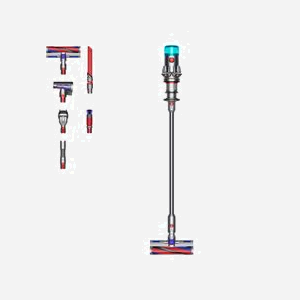 Dyson V12 Origin Aspirateur-Balai 2-en-1 Nickel Sans Sac 545W Autonomie 60min Filtration HEPA Technologie Cyclonique 120 AW Écran LCD