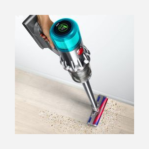 Dyson V12 Origin Aspirateur-Balai 2-en-1 Nickel Sans Sac 545W Autonomie 60min Filtration HEPA Technologie Cyclonique 120 AW Écran LCD - Miniature 3