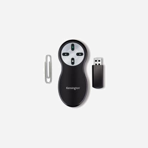 Kensington Télécommande Présentation Sans Fil K33373EU : RF 2.4GHz, portée 20m, 4 boutons, USB, Windows/macOS, sans laser, 2 piles AAA, 80g - Miniature 2
