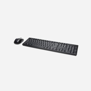 Kensington Kit Bureau Sans Fil Compact Pro Fit K75230FR : Clavier AZERTY, Souris 1200 DPI, 2.4 GHz, AES 128-bit, Portée 10m, Compatible Windows/macOS/ChromeOS