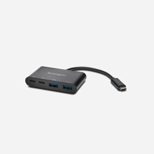 Kensington K39124EU Hub USB-C 4 ports USB 3.2 Gen 1 (3.1 Gen 1): 2x Type-A, 2x Type-C, Transfert 5 Gbit/s, Compatible Windows/macOS/ChromeOS